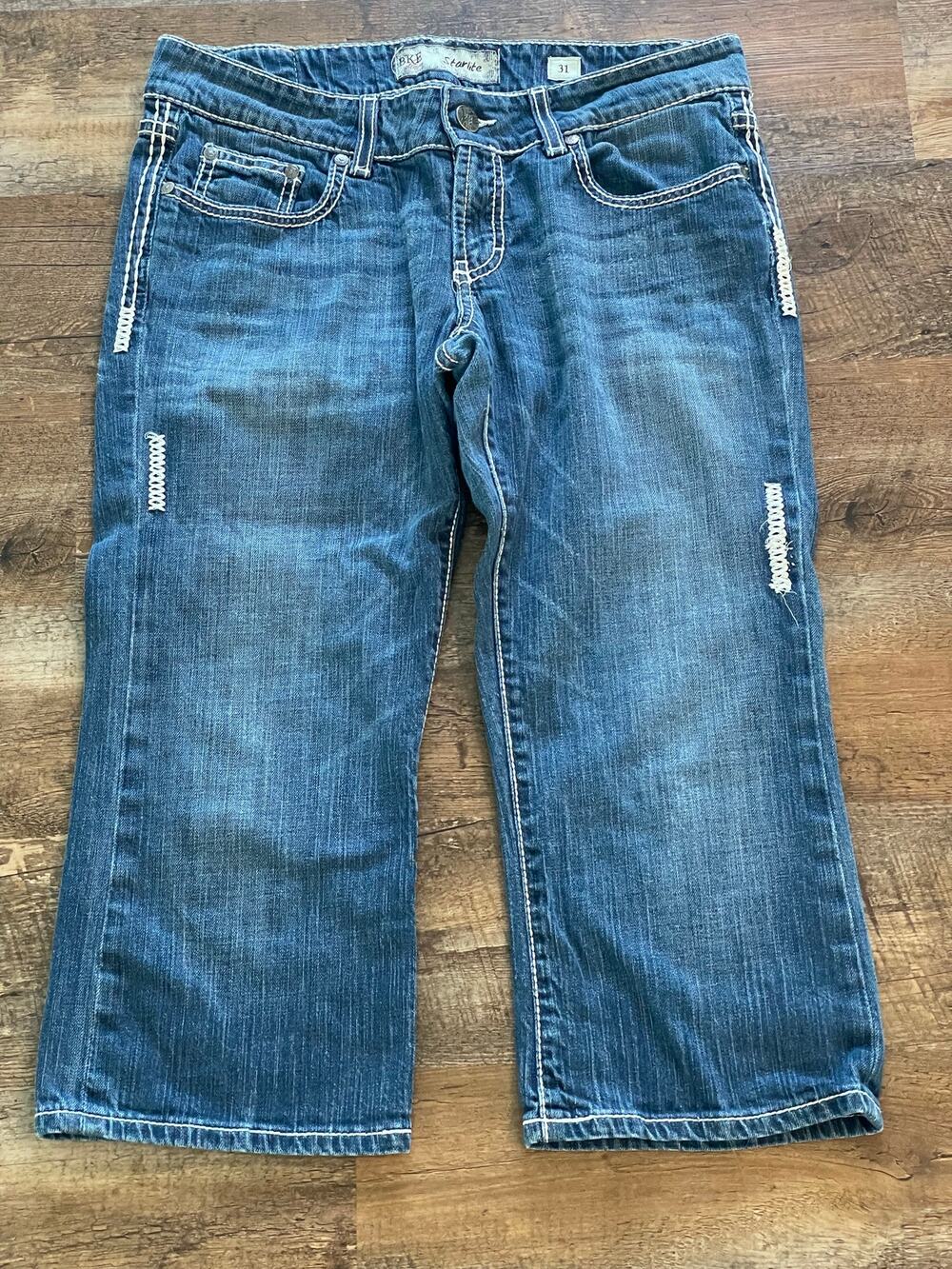 BKE Buckle Starlite Jean Capris size 31